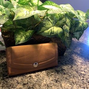 Leather Coach wallet